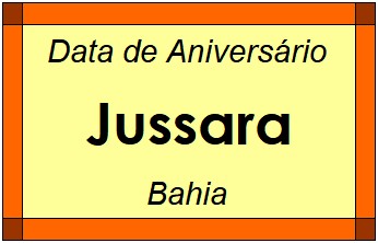 Data de Aniversário da Cidade Jussara