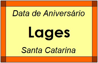 Data de Aniversário da Cidade Lages