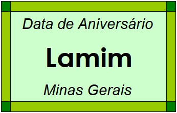 Data de Aniversário da Cidade Lamim