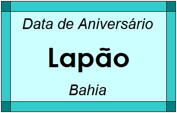 Data de Aniversário da Cidade Lapão