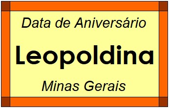 Data de Aniversário da Cidade Leopoldina