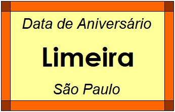 Data de Aniversário da Cidade Limeira