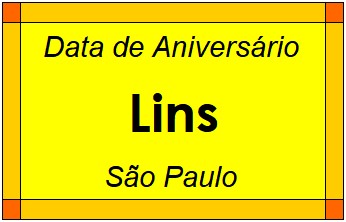 Data de Aniversário da Cidade Lins