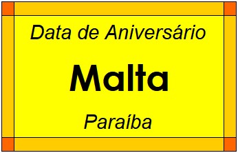 Data de Aniversário da Cidade Malta