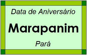 Data de Aniversário da Cidade Marapanim