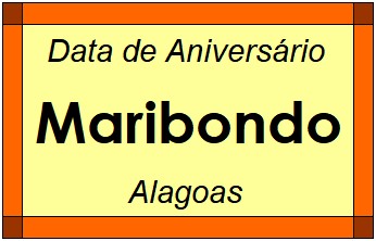 Data de Aniversário da Cidade Maribondo