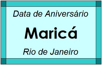 Data de Aniversário da Cidade Maricá