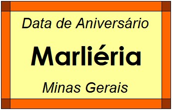 Data de Aniversário da Cidade Marliéria