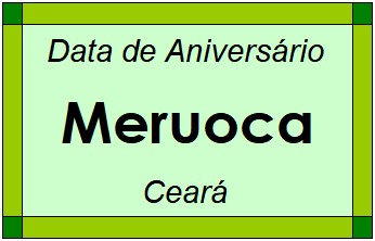 Data de Aniversário da Cidade Meruoca