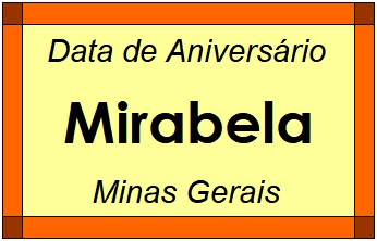 Data de Aniversário da Cidade Mirabela