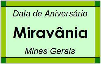 Data de Aniversário da Cidade Miravânia