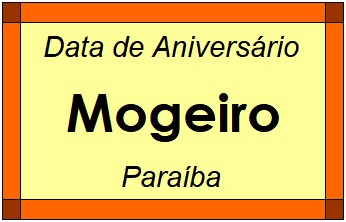 Data de Aniversário da Cidade Mogeiro