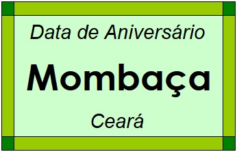 Data de Aniversário da Cidade Mombaça