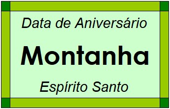 Data de Aniversário da Cidade Montanha