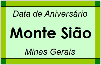 Data de Aniversário da Cidade Monte Sião