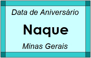 Data de Aniversário da Cidade Naque