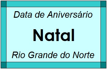 Data de Aniversário da Cidade Natal