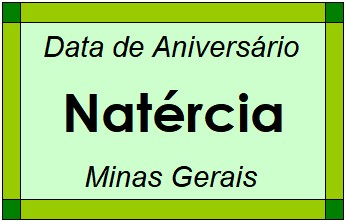 Data de Aniversário da Cidade Natércia