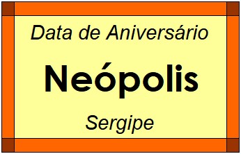 Data de Aniversário da Cidade Neópolis