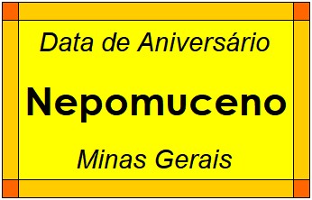 Data de Aniversário da Cidade Nepomuceno