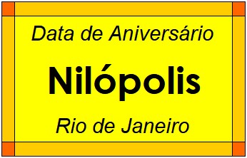 Data de Aniversário da Cidade Nilópolis