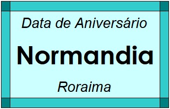 Data de Aniversário da Cidade Normandia