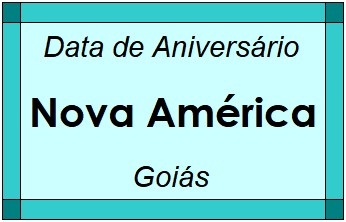 Data de Aniversário da Cidade Nova América