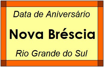 Data de Aniversário da Cidade Nova Bréscia