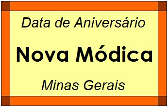 Data de Aniversário da Cidade Nova Módica