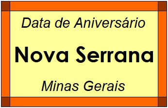 Data de Aniversário da Cidade Nova Serrana