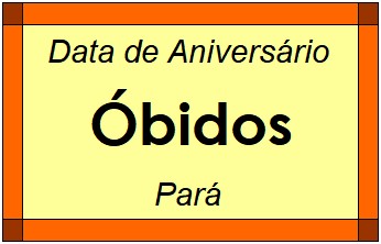 Data de Aniversário da Cidade Óbidos