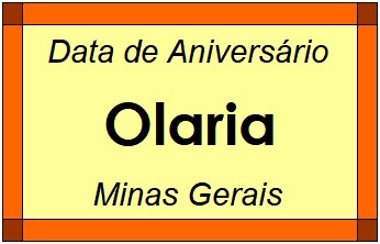 Data de Aniversário da Cidade Olaria