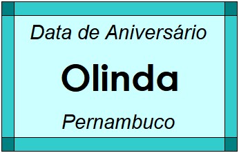 Data de Aniversário da Cidade Olinda