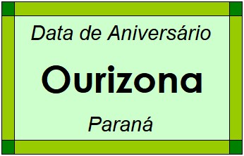 Data de Aniversário da Cidade Ourizona