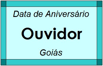 Data de Aniversário da Cidade Ouvidor