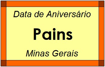 Data de Aniversário da Cidade Pains