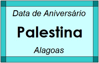 Data de Aniversário da Cidade Palestina