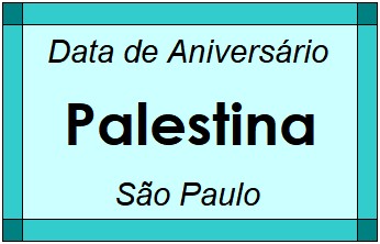 Data de Aniversário da Cidade Palestina