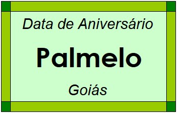 Data de Aniversário da Cidade Palmelo