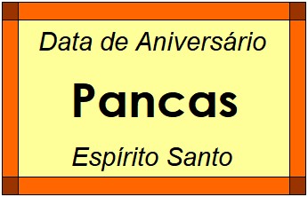 Data de Aniversário da Cidade Pancas