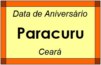 Data de Aniversário da Cidade Paracuru