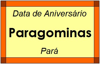 Data de Aniversário da Cidade Paragominas