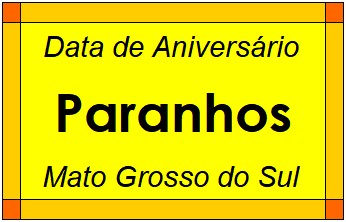 Data de Aniversário da Cidade Paranhos