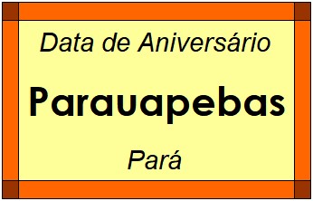 Data de Aniversário da Cidade Parauapebas