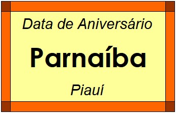 Data de Aniversário da Cidade Parnaíba