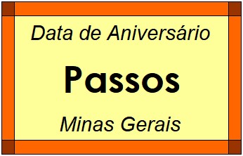 Data de Aniversário da Cidade Passos