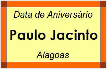 Data de Aniversário da Cidade Paulo Jacinto