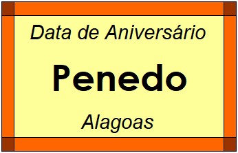 Data de Aniversário da Cidade Penedo