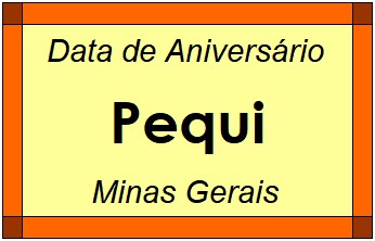 Data de Aniversário da Cidade Pequi