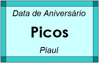 Data de Aniversário da Cidade Picos